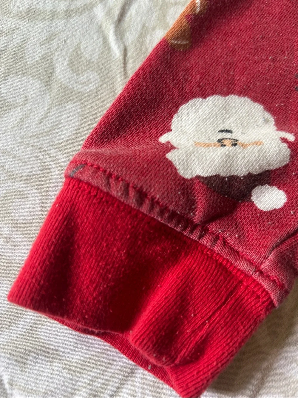 Holiday Time Red Kids Holiday Crewneck Sweatshirt with Santa, Reindeer & Snowman